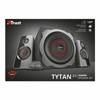PC-högtalare Trust GXT 38 2.1 Svart Röd/Svart 60 W