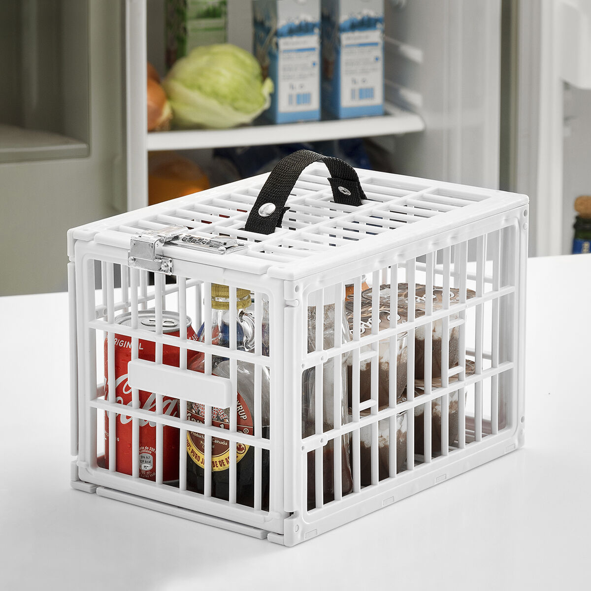 Låsbar Kylskåpsbur från Food Safe InnovaGoods - 24