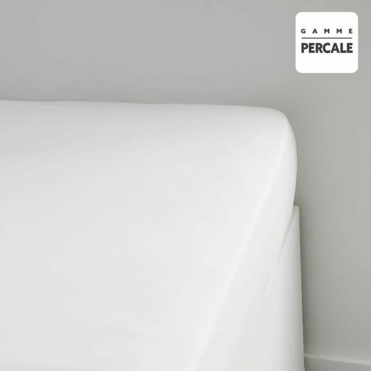 Inpassat underlakan TODAY Percale Vit 140 x 200 cm - 2