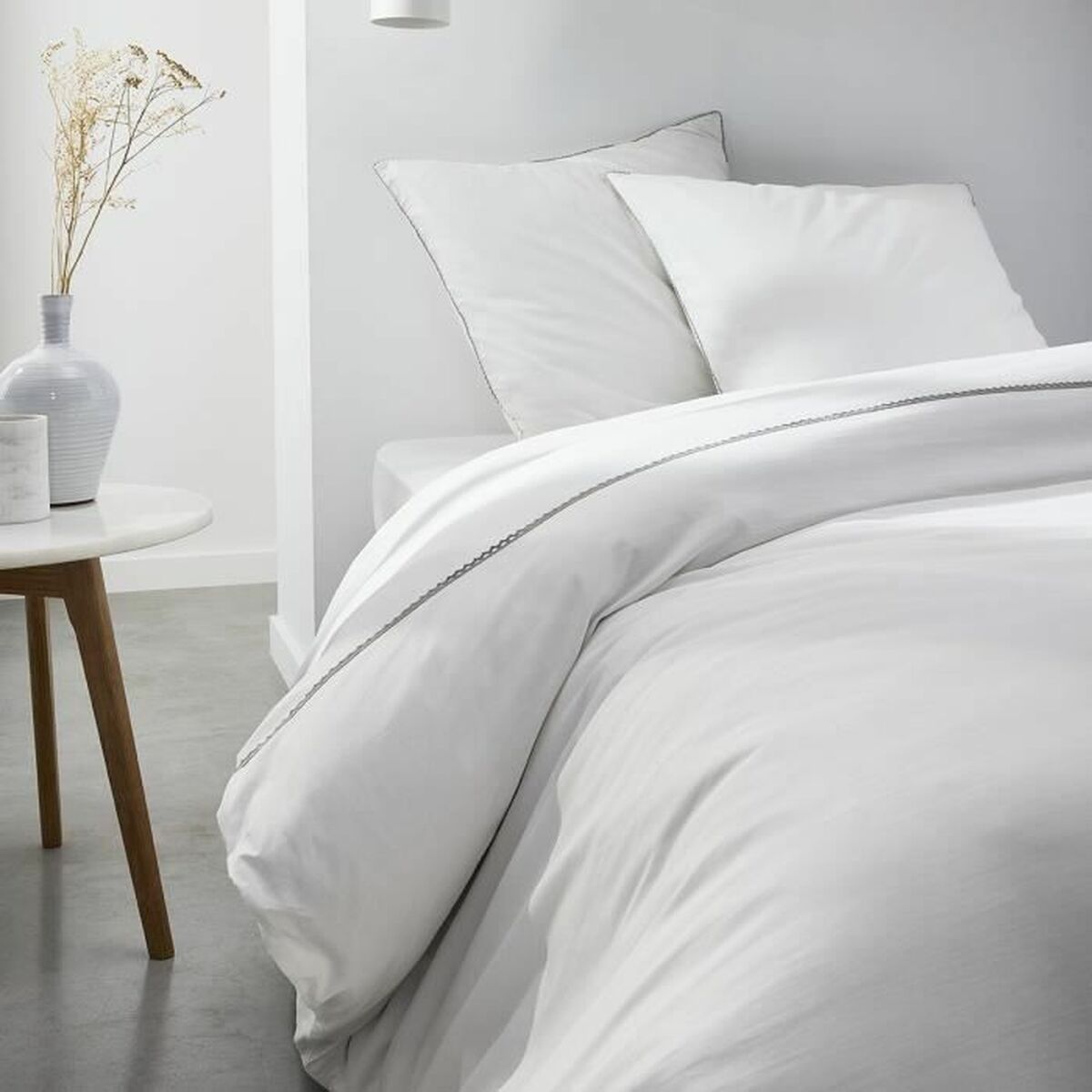 Inpassat underlakan TODAY Percale Vit 140 x 200 cm - 3