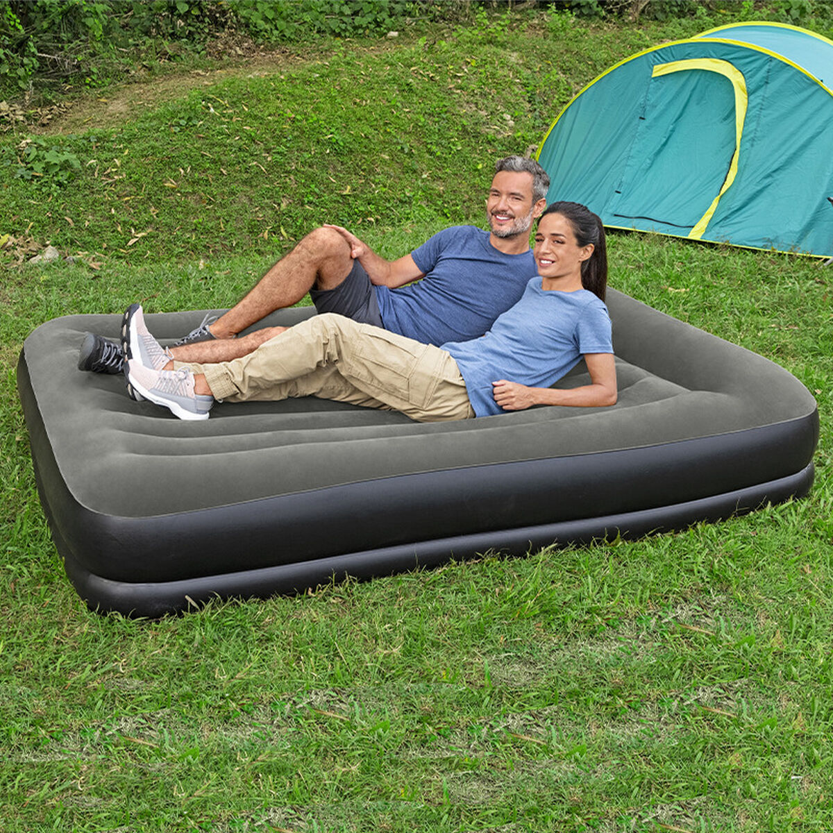 Bestway Dubbelsäng 203x153x36 cm Uppblåsbar och Camping 67699 - 3