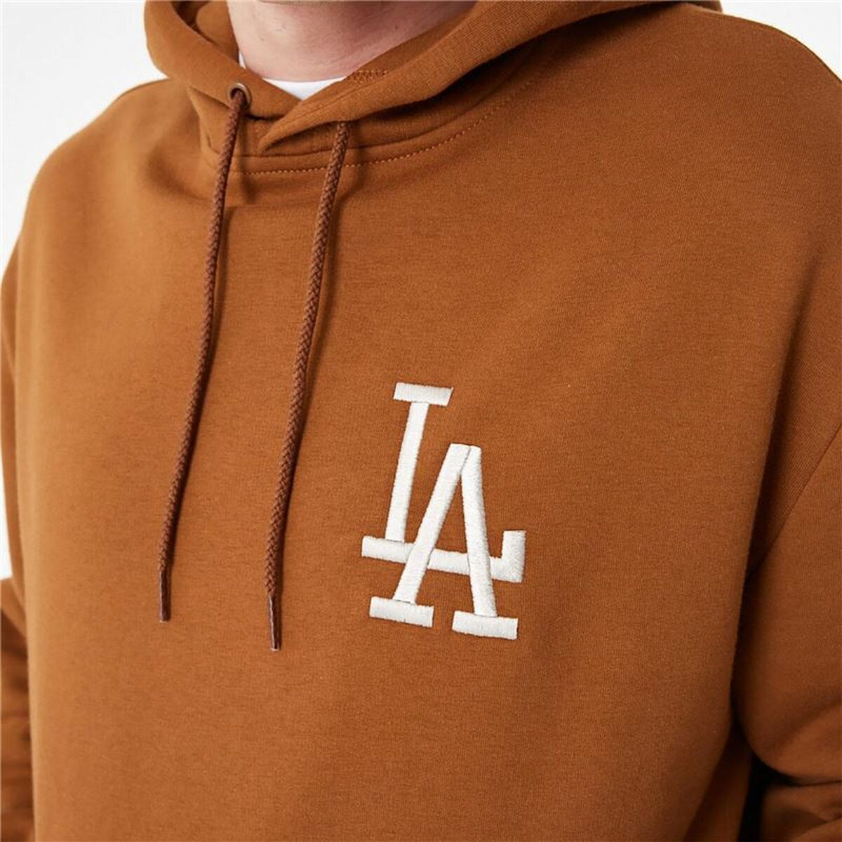 Tröja med huva Barn New Era League Essentials LA Dodgers Ockra - 4