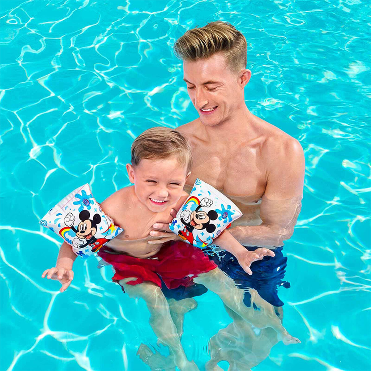 Bestway Inflatable Arm Rings Disney Mickey & Friends 23x15 cm +3 till 6 År Pool och Strand 91002 - 3