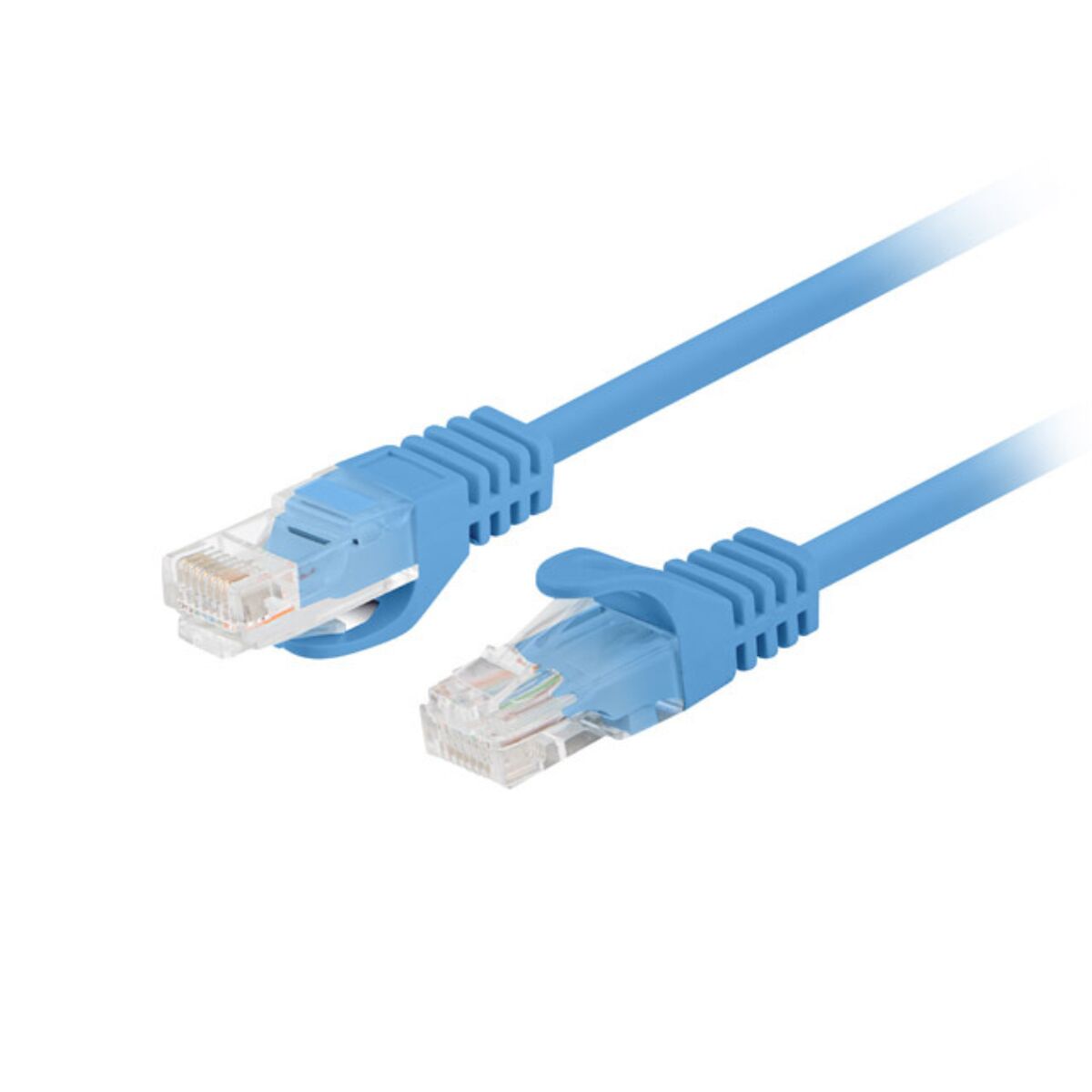 Nätkabel UTP Styv Kategori 6 Lanberg PCU6-20CC-0025-B Blå 25 cm U/UTP (UTP)