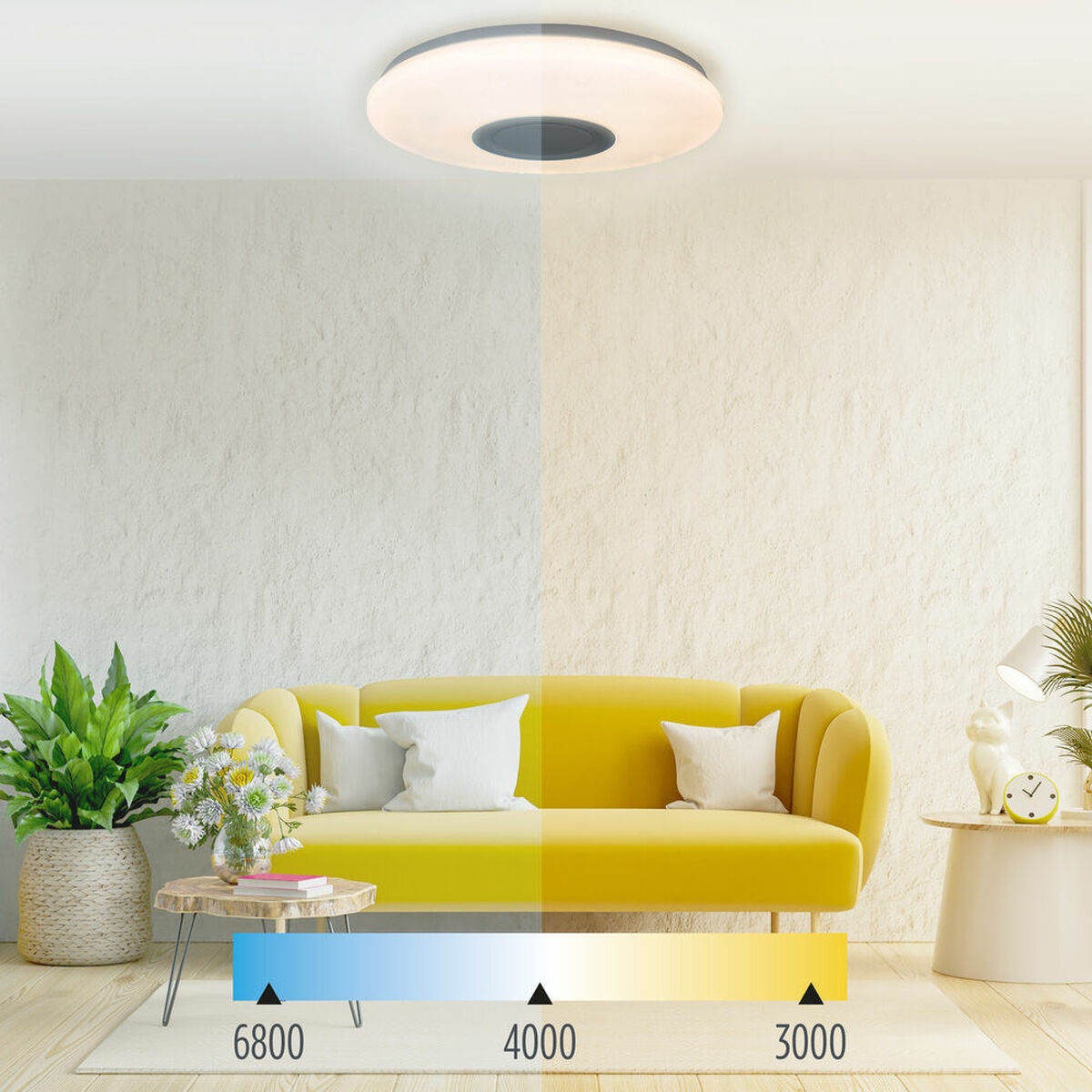 Infälld taklampa med LED KSIX Rainbow 30W - 15
