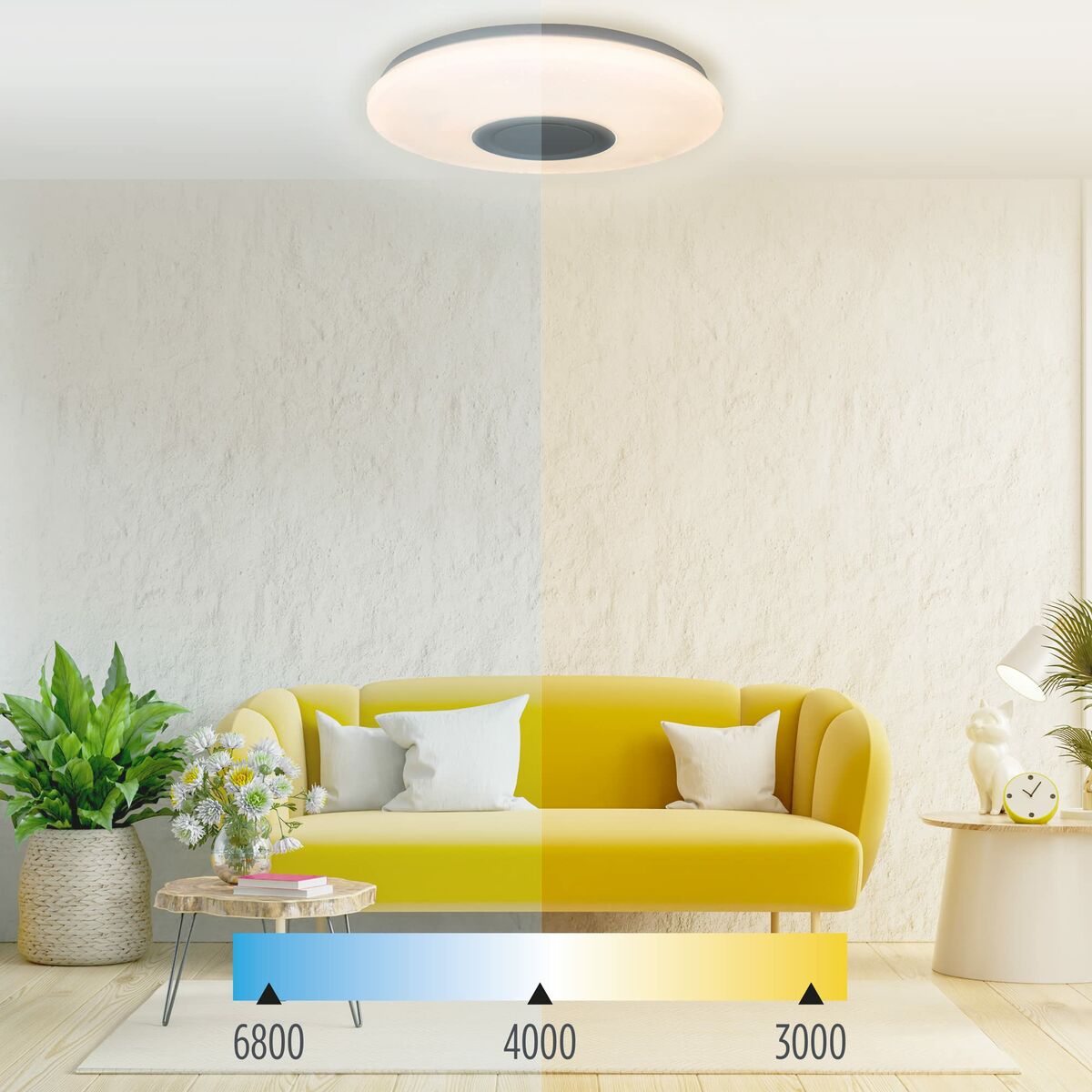 Infälld taklampa med LED KSIX Rainbow 30W - 5