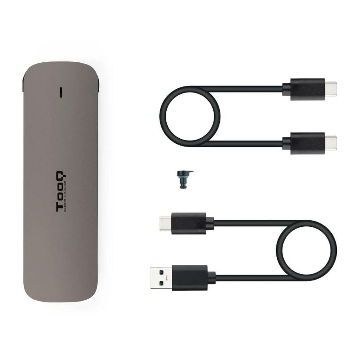 Hårddiskkabinett TooQ TQE-2202BR Brun - 2