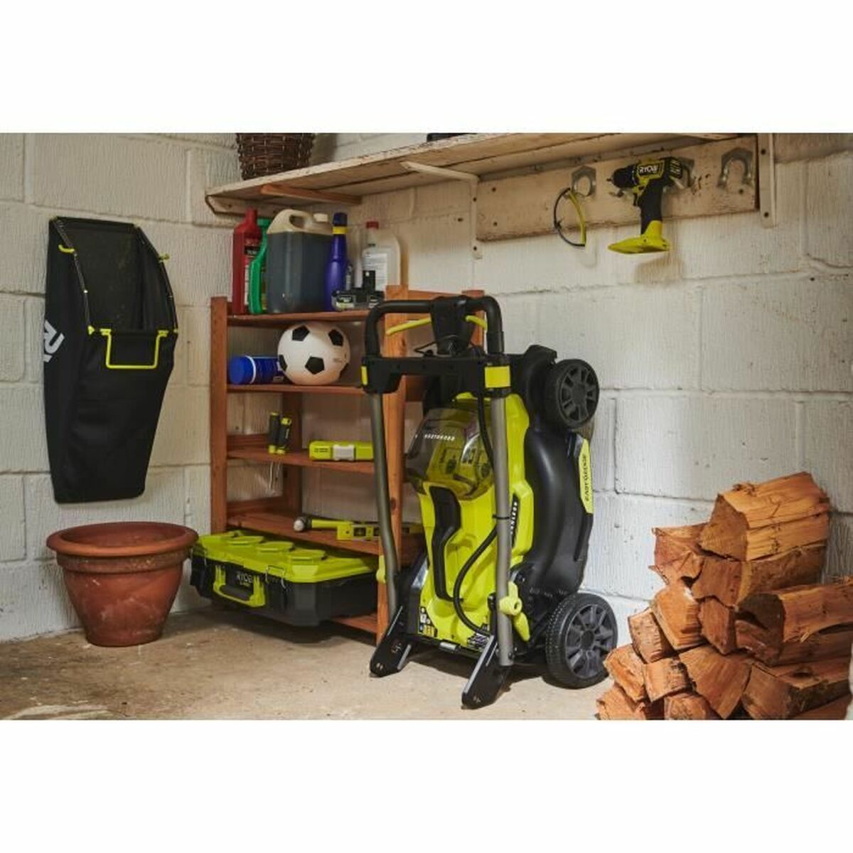 Gräsklippare Ryobi RY18LMX40C-0 - 2