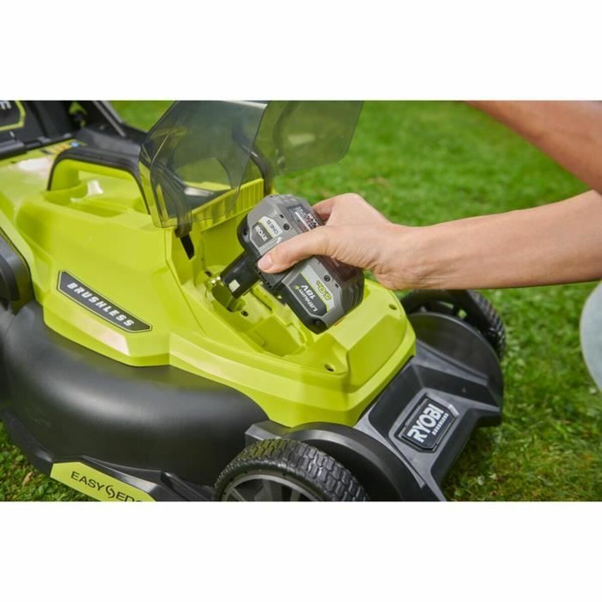 Gräsklippare Ryobi RY18LMX40C-0 - 5