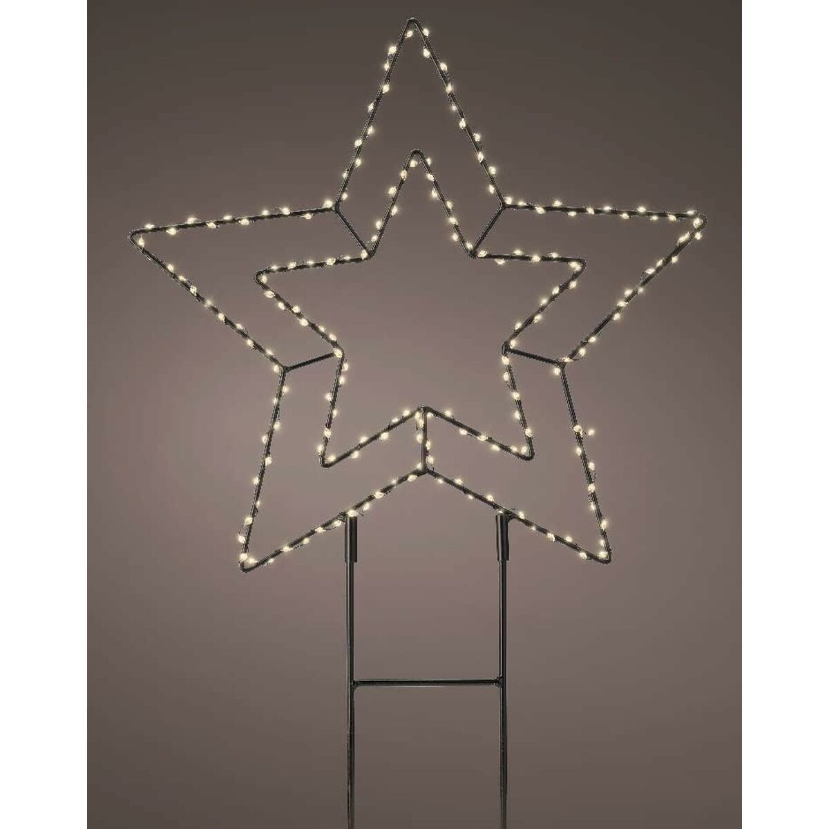 Belysning dekoration Lumineo Metall 220 V 58 x 55 cm Insats Stjärna - 4