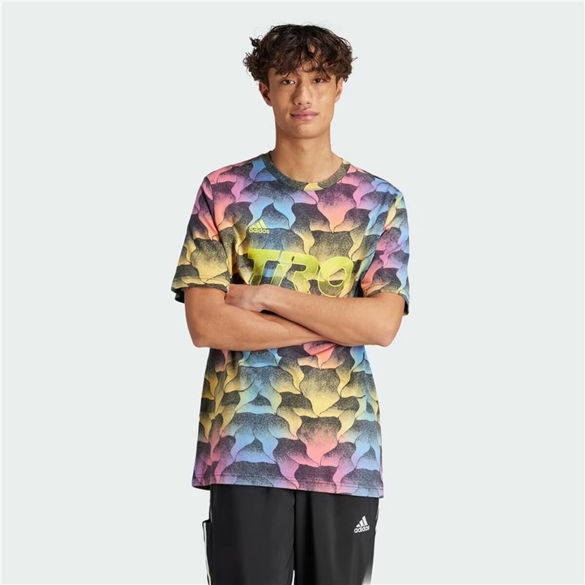 T-shirt med kortärm Herr Adidas Ss Tiro Sumer Indigo - 2