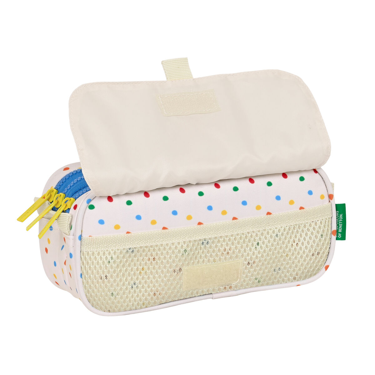 Tredubbel Carry-all Benetton Topitos Vit (21,5 x 10 x 8 cm) - 6