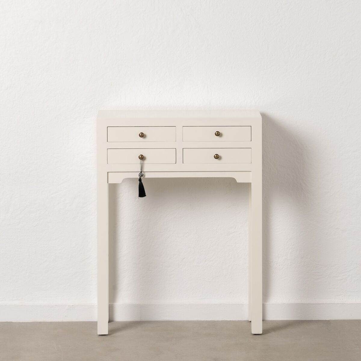 Konsol Vit Granträ Trä MDF 63 x 26 x 85 cm - 7