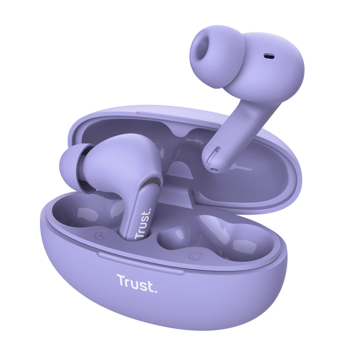 Ear Bluetooth hörlurar Trust 25297 Purpur - 2