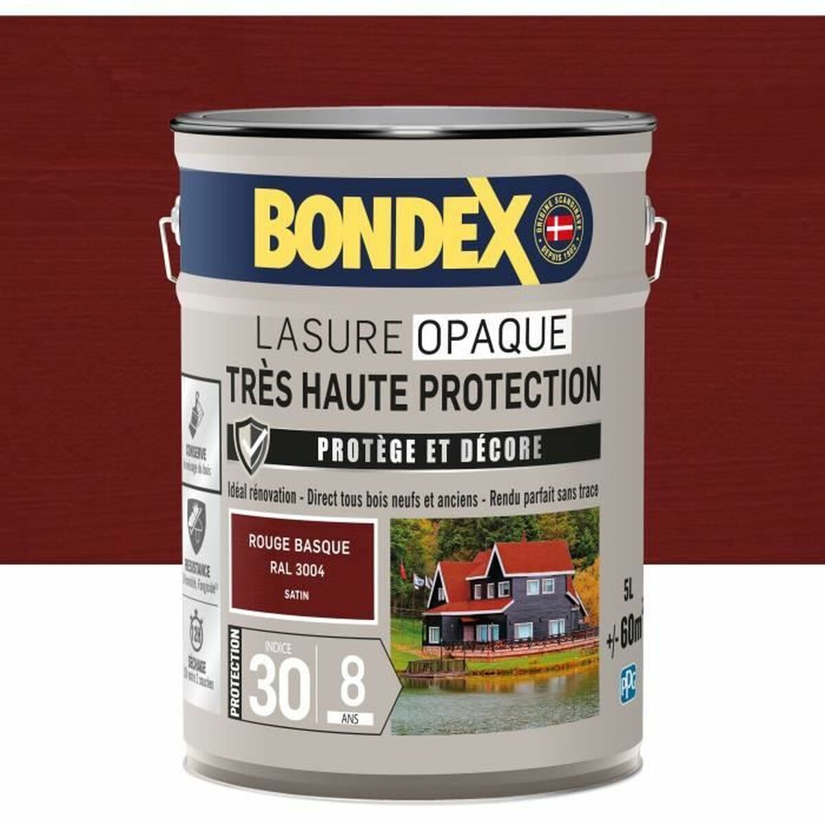 Grundfärg Bondex rouge Satinfinish 5 L