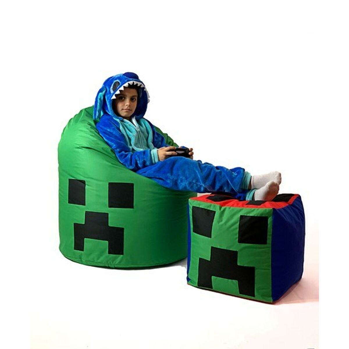 Puff GO GIFT Grön Oxford minecraft - 2