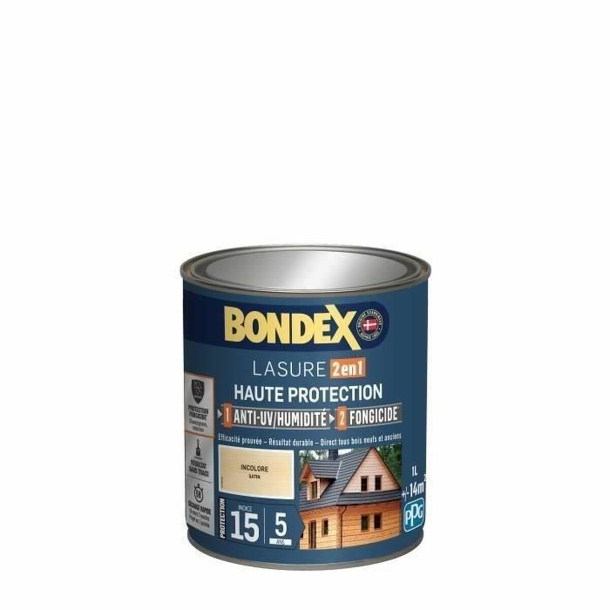 Grundfärg Bondex Grå Satinfinish 1 L