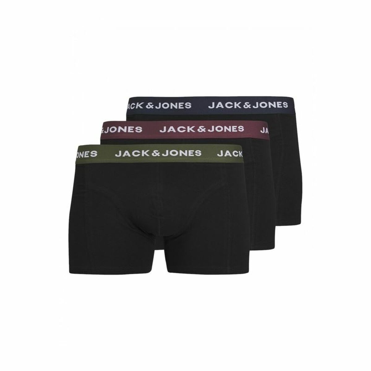 Boxershorts, Herr Jack & Jones Jacaron Solid Trunks Svart