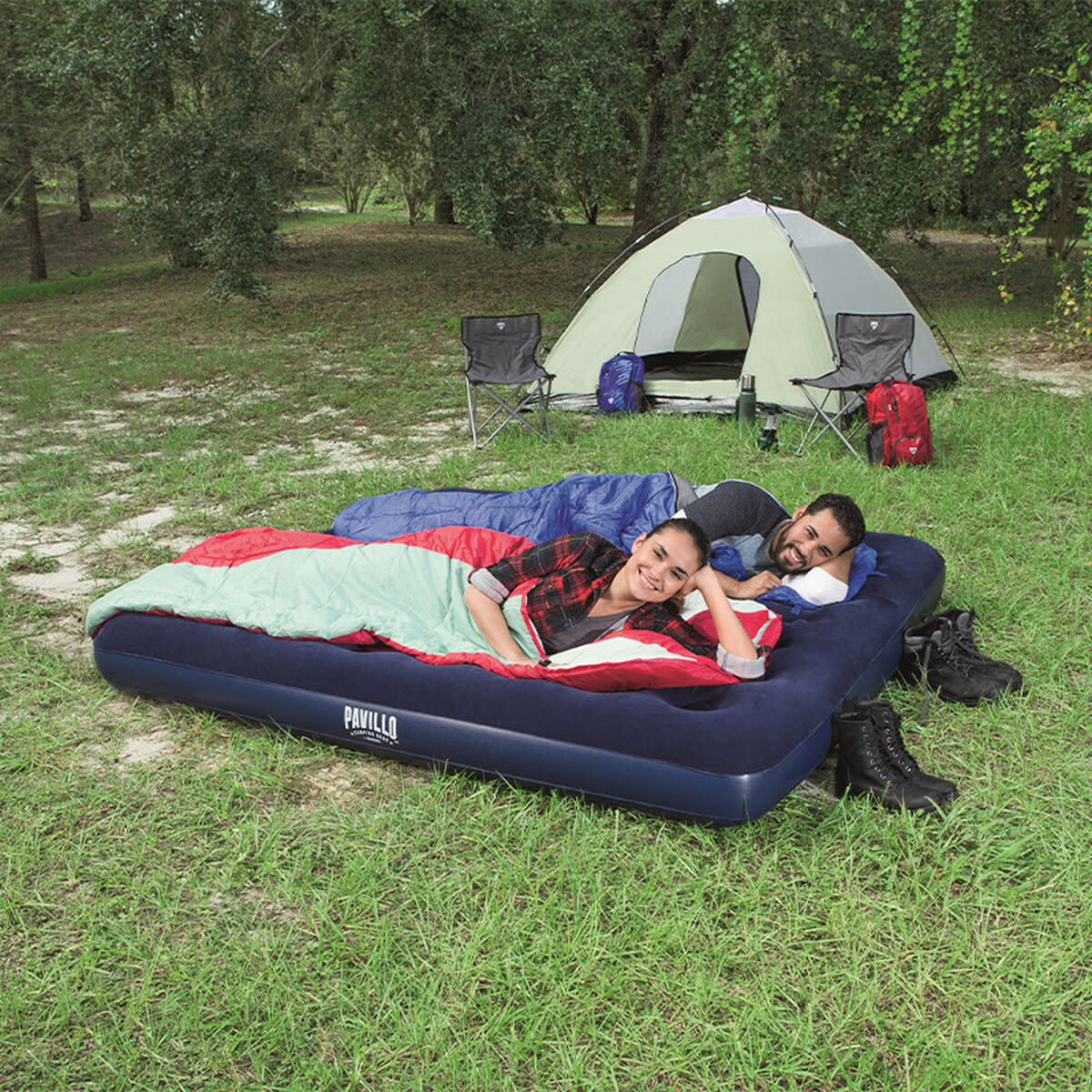 Luftmadrass Bestway King 203 x 183 x 22 cm - 3