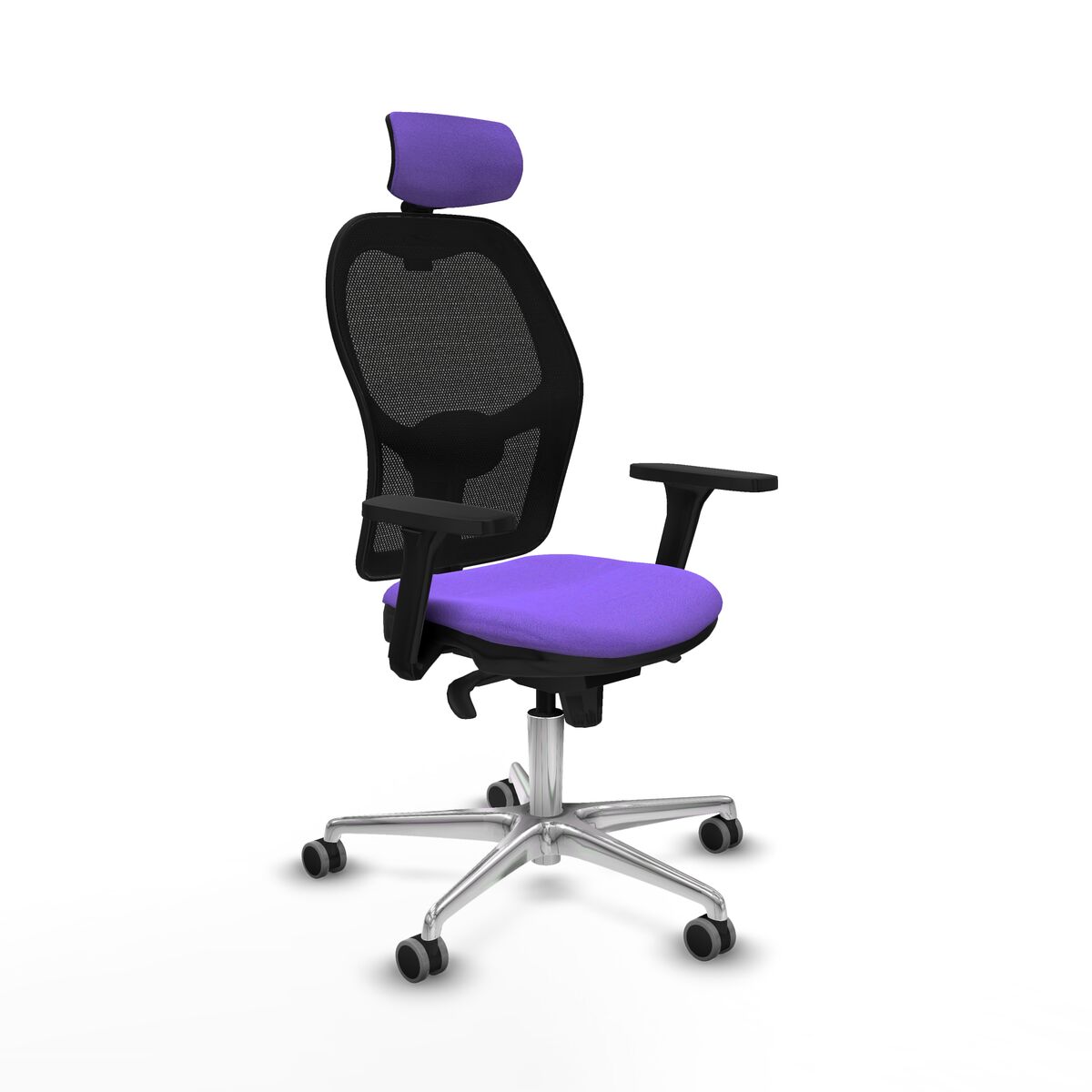 Kontorsstol med nackstöd Jorquera Piqueras y Crespo 3D086G2 Lila