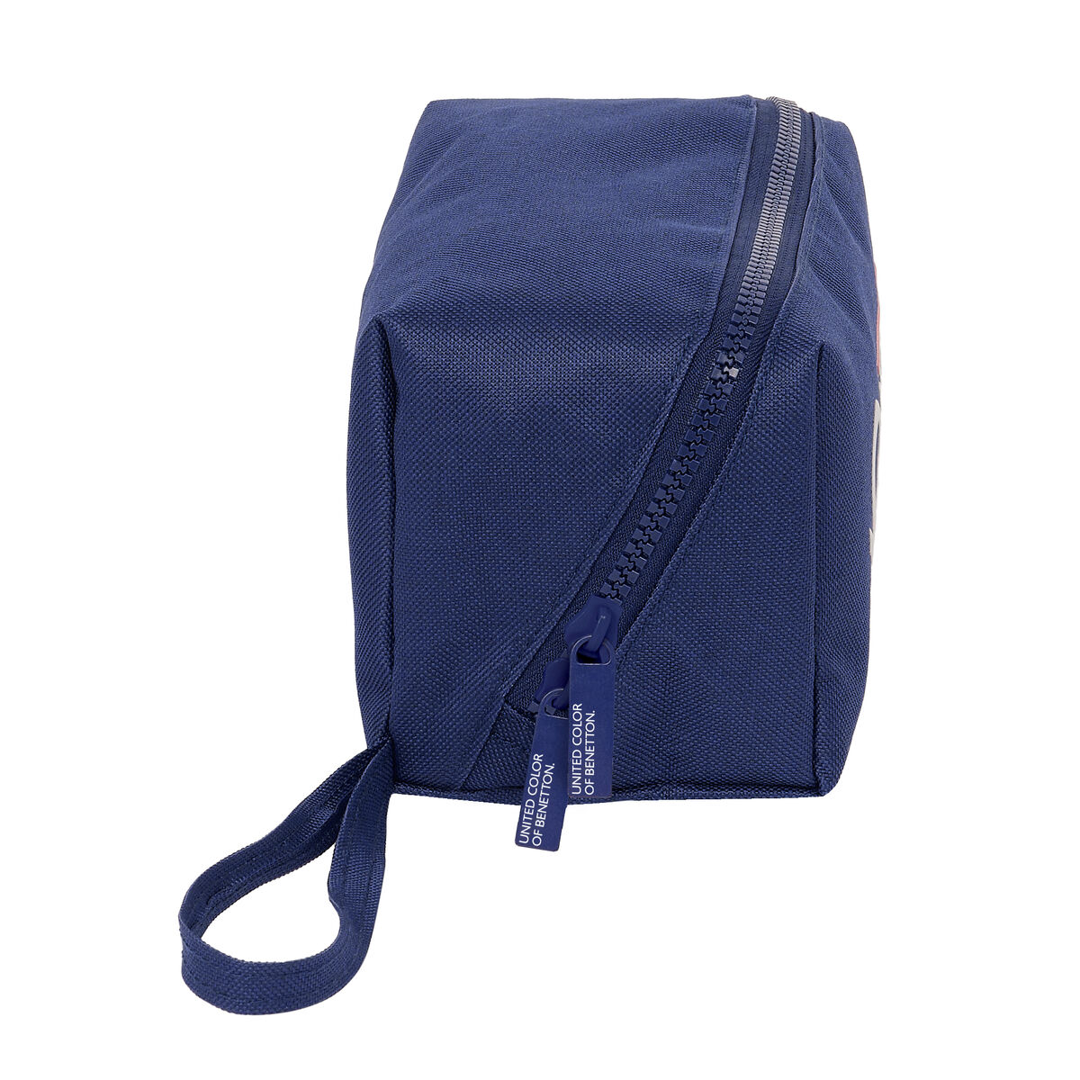 Skolväska Benetton Varsity Grå Marinblå 22 x 10 x 10 cm - 3