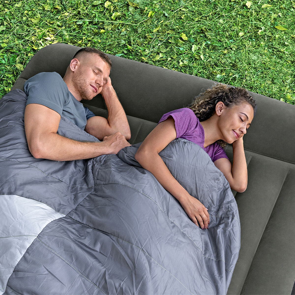 Bestway Dubbelsäng 203x152x30cm Uppblåsbar Camping 67682 - 3
