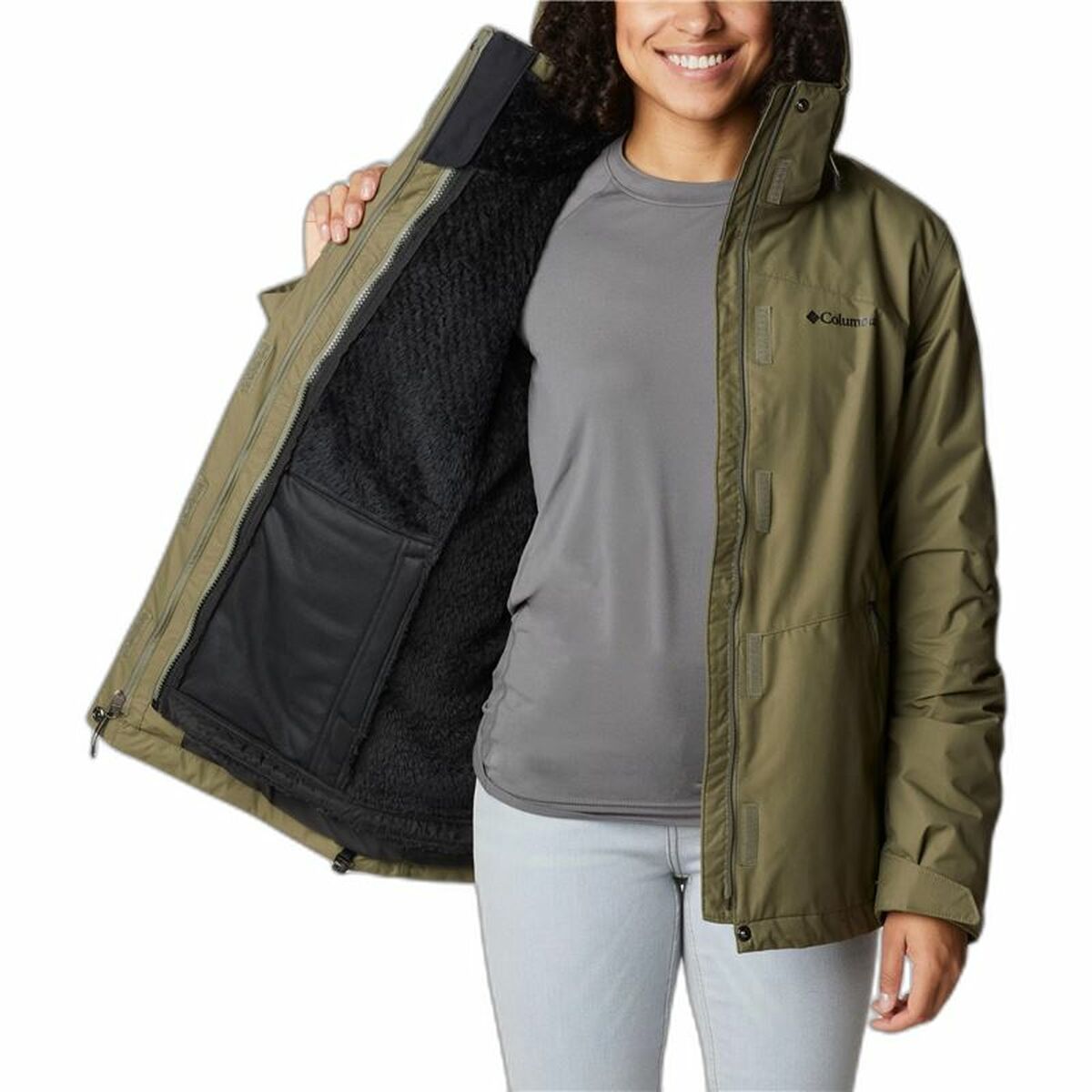 Träningsjacka Herr Columbia Bugaboo™ II Oliv - 6