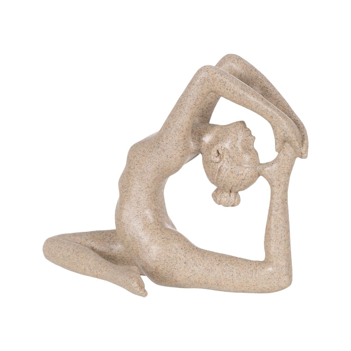 Prydnadsfigur Beige Yoga 21,2 x 12 x 18,4 cm - 2