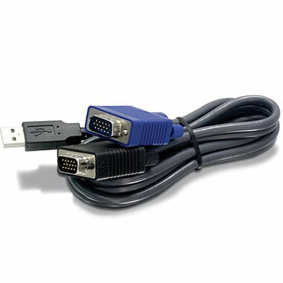 Kabel KVM Trendnet TK-CU10              Svart 2,8 m - 2
