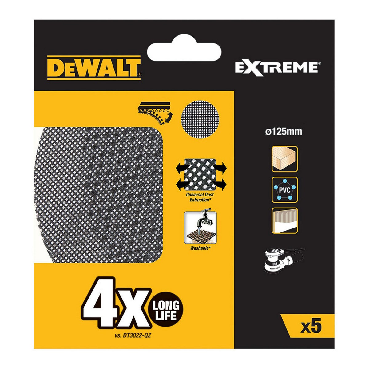 Slipblad för slipmaskin Dewalt dtm8560-qz 60 g Ø 125 mm 5 antal - 4