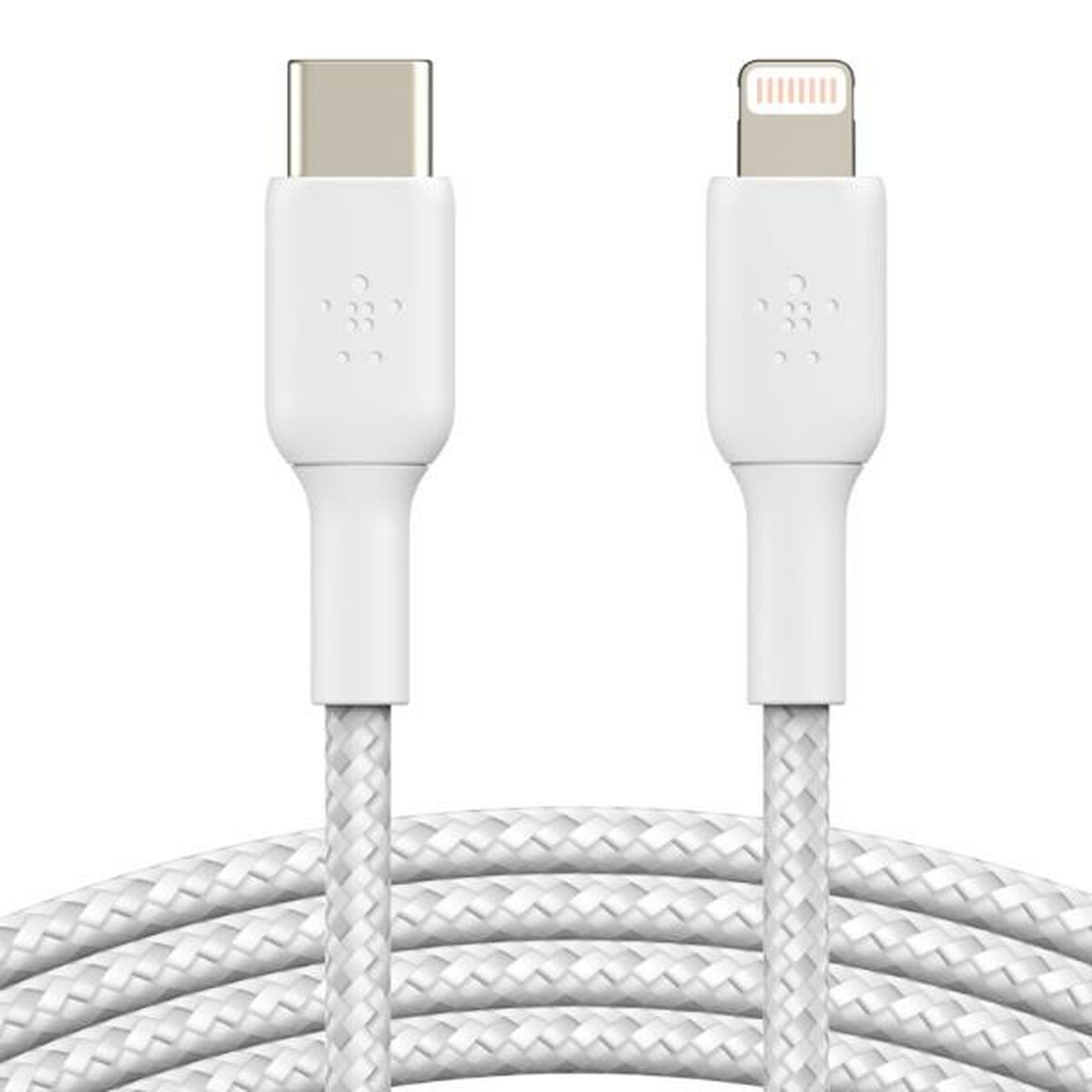 Kabel Lightning Belkin CAA004BT2MWH Vit 2 m