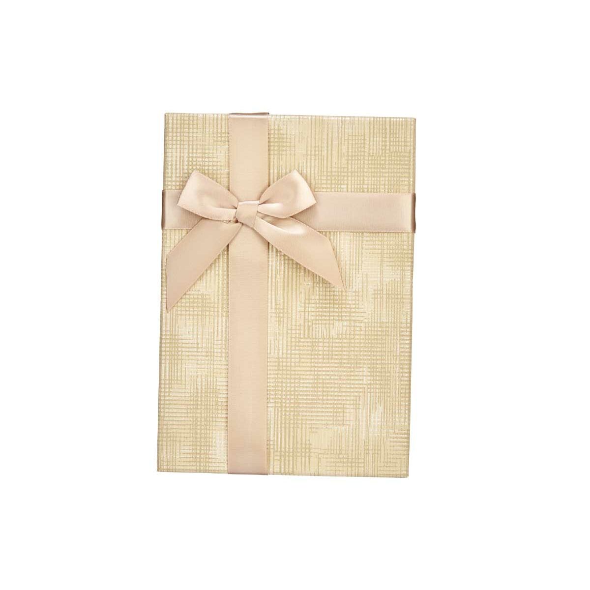 Uppsättning med Dekorativa Lådor Pincello Beige Naturell Papp Ränder Lasso 3 Delar - 2