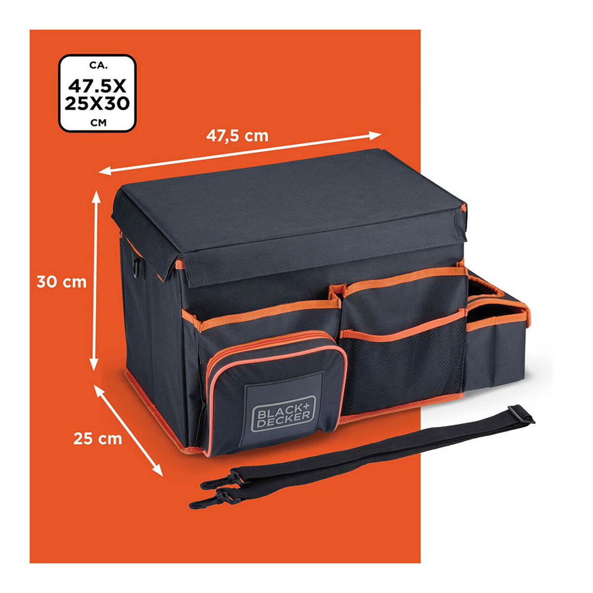 Organizer till bilen Black & Decker Kylare - 5