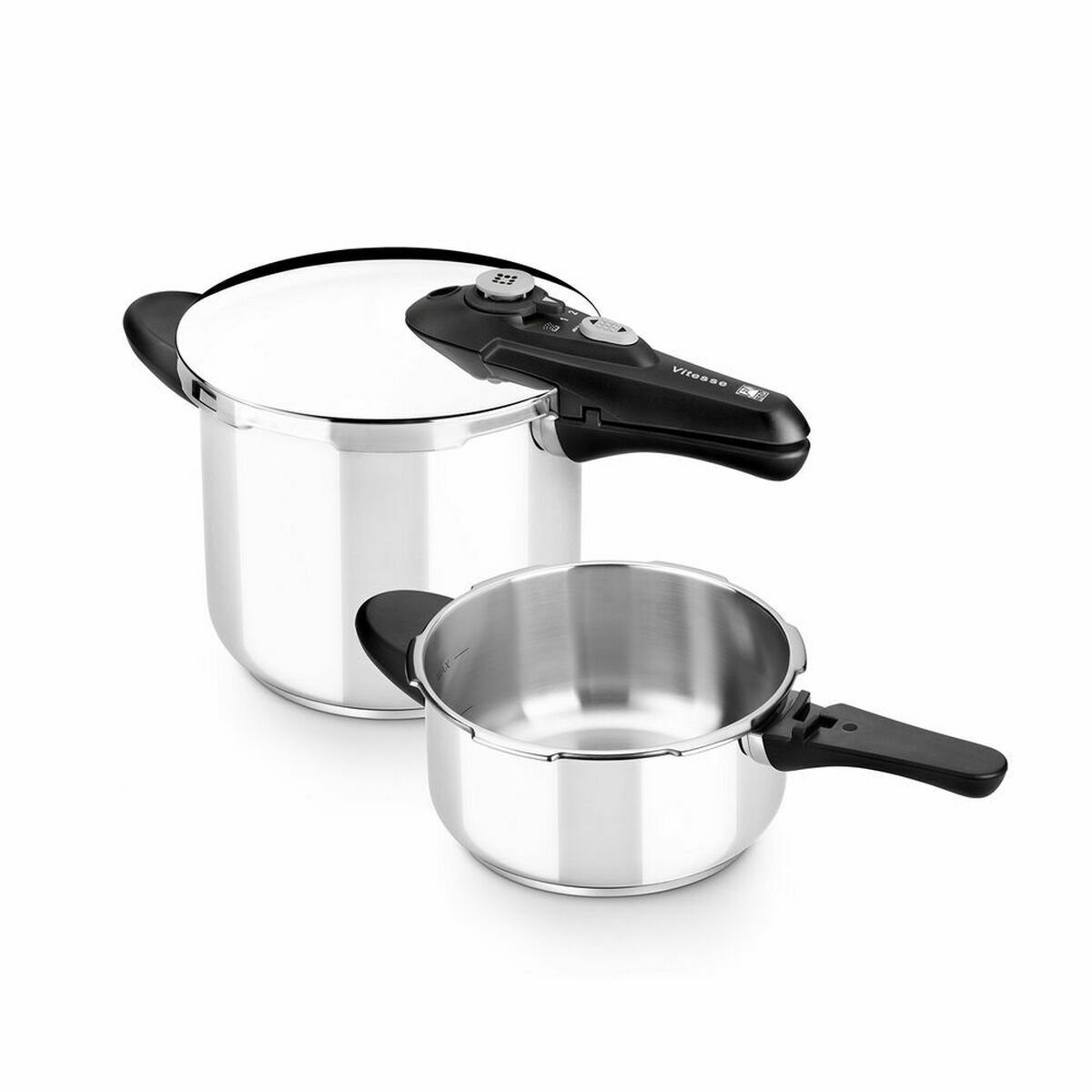 Tryckkokare BRA A185105 Rostfritt stål 4 L Ø 22 cm - 2