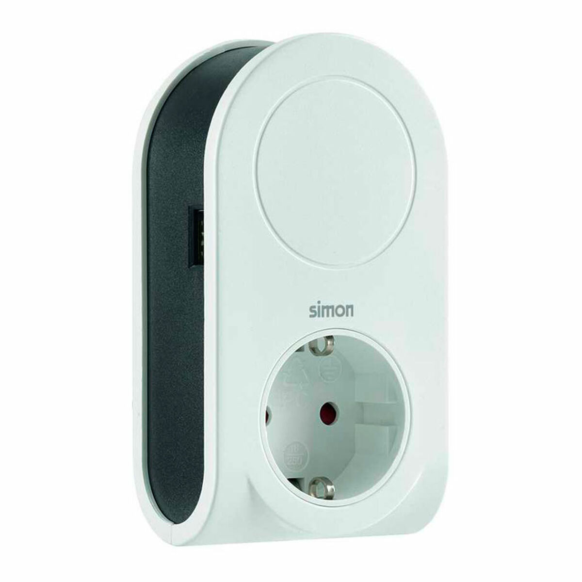 Eluttag Simon Vit 250 V 16A IP20