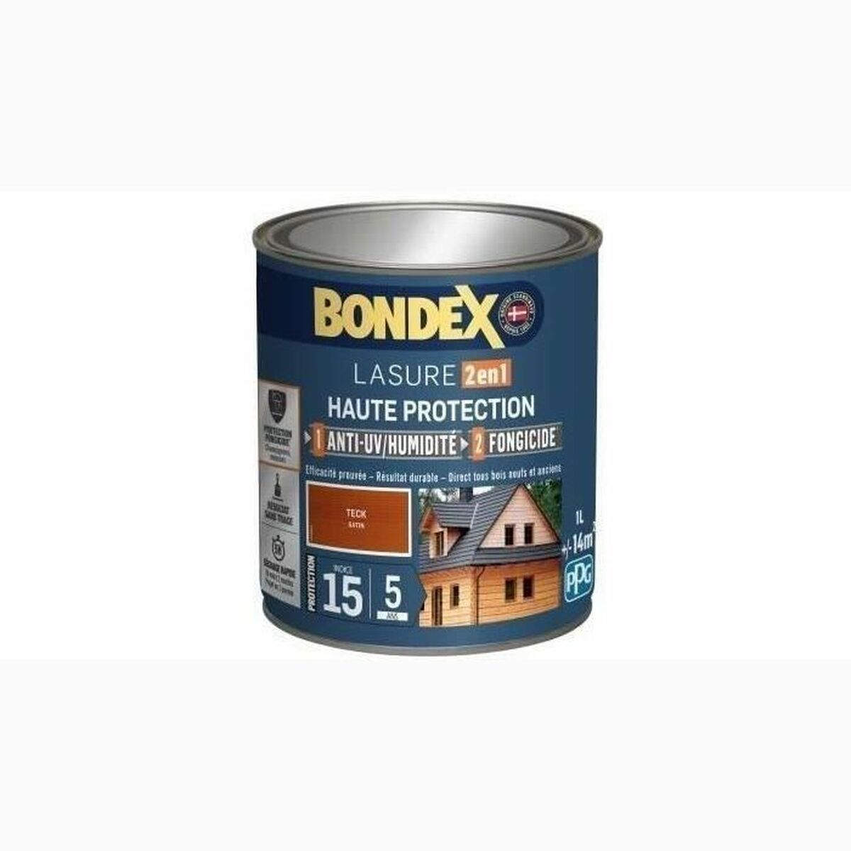 Grundfärg Bondex Grå Satinfinish 1 L