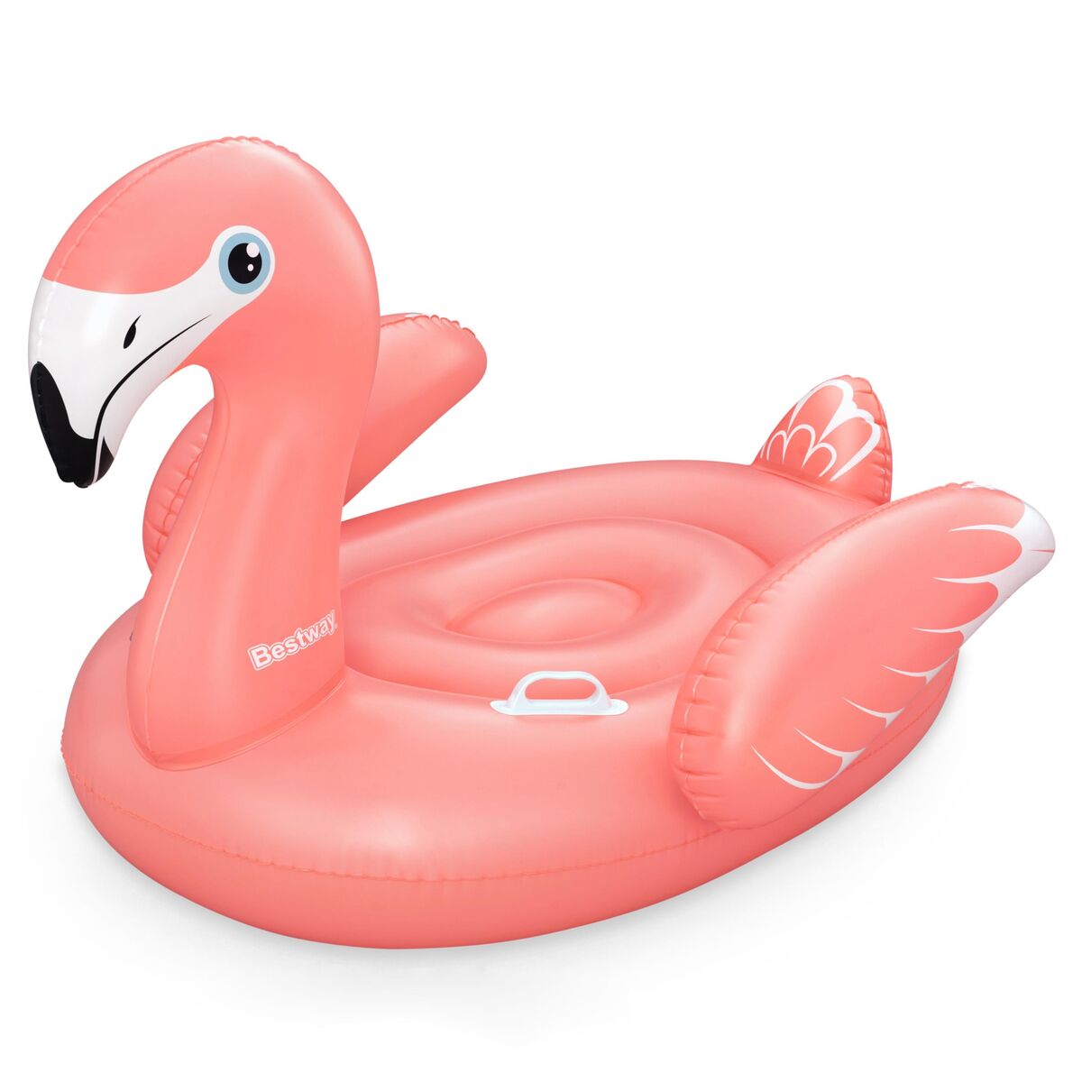Upplåsbar bassängmadrass Bestway Flamingo 128 x 110 x 87 cm