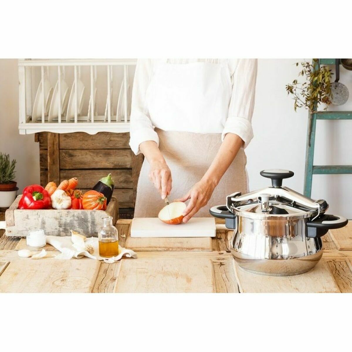 Tryckkokare BRA A185503 8 L Metall Rostfritt stål Bakelit - 2