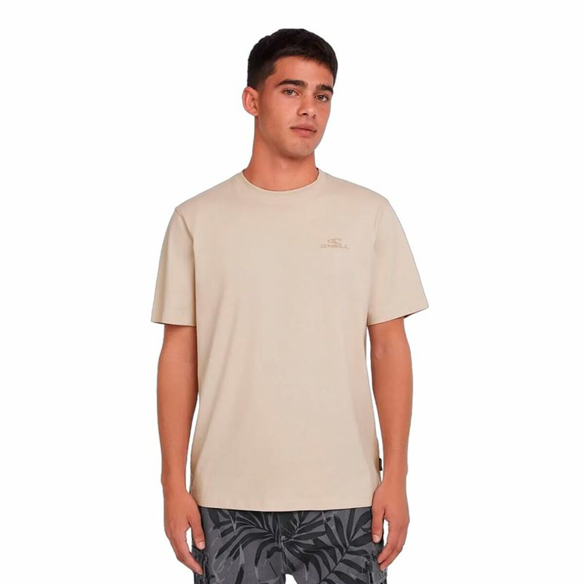 T-shirt med kortärm Herr O'Neill Small Logo Beige XL - 3