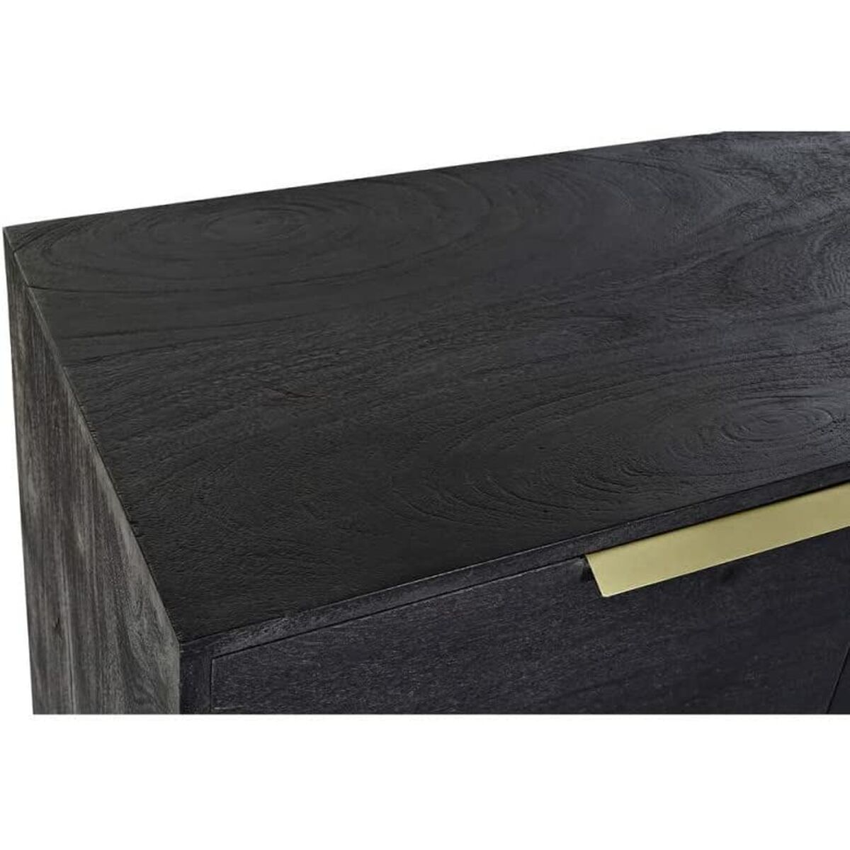 Skänk DKD Home Decor Svart Gyllene Mangoträ 145 x 41 x 77 cm - 6