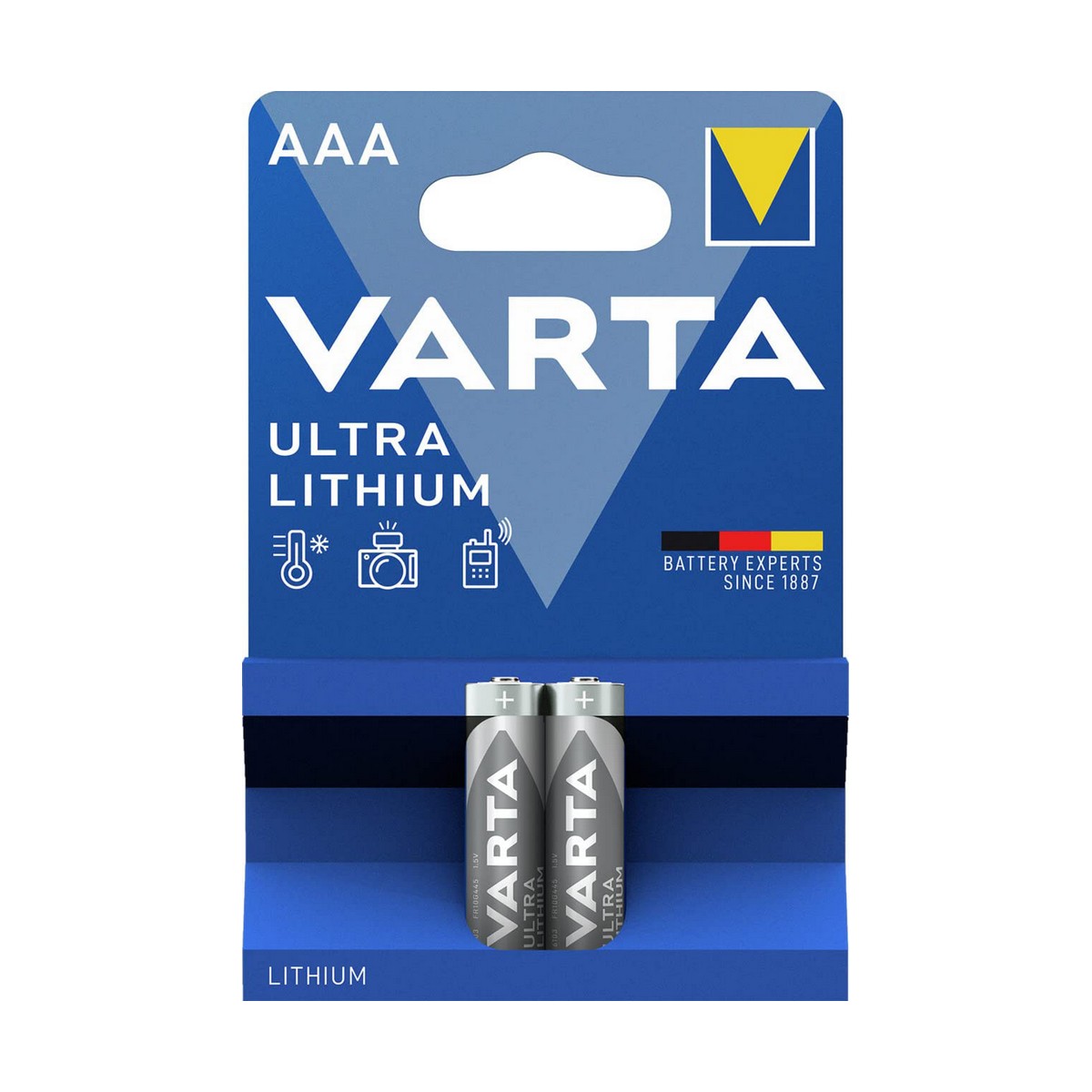 Batterier Varta Ultra Lithium 1,5 V (2 antal) - 2