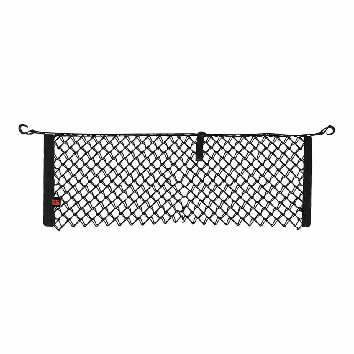 Nät för bagageutrymme Black & Decker Svart 30-125 x 82 cm - 2