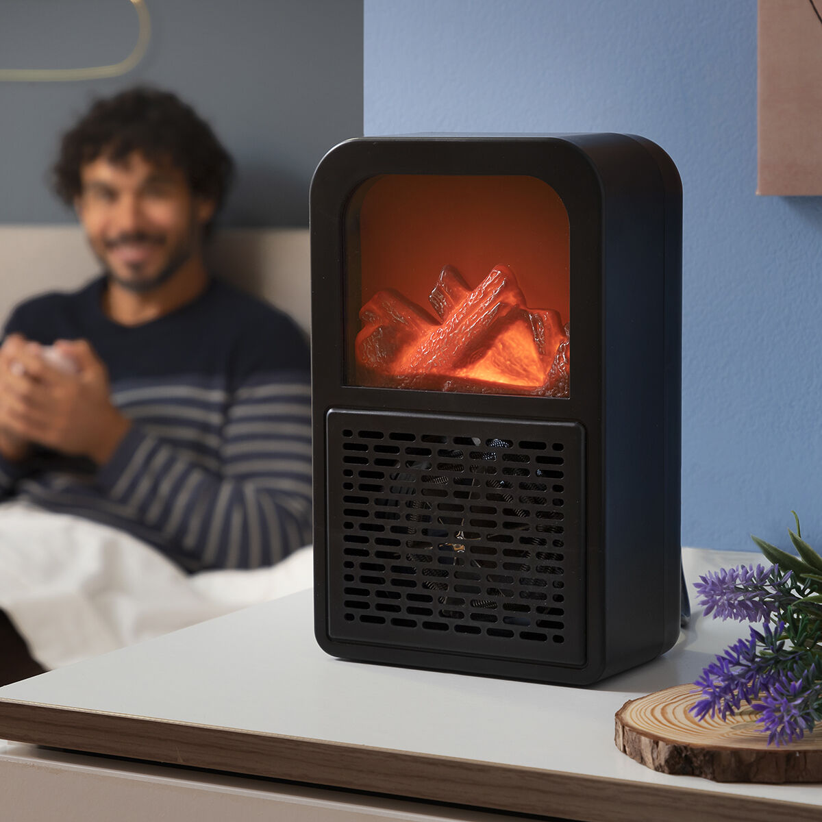3D Flame Effect bordsvärmare Flehatt InnovaGoods (Renoverade B) - 2