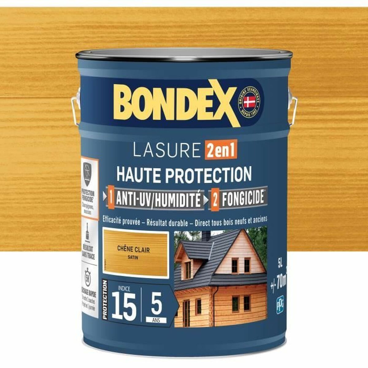 Grundfärg Bondex Beige Satinfinish 5 L