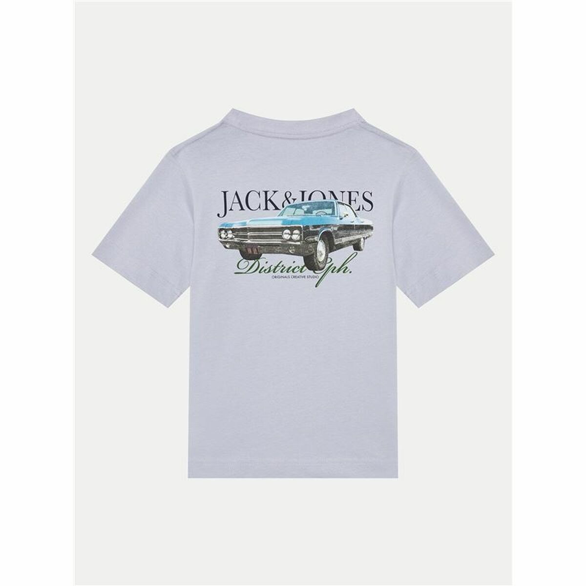 Barn T-shirt med kortärm Jack & Jones Jorboston Photo w Neck Indigo - 2
