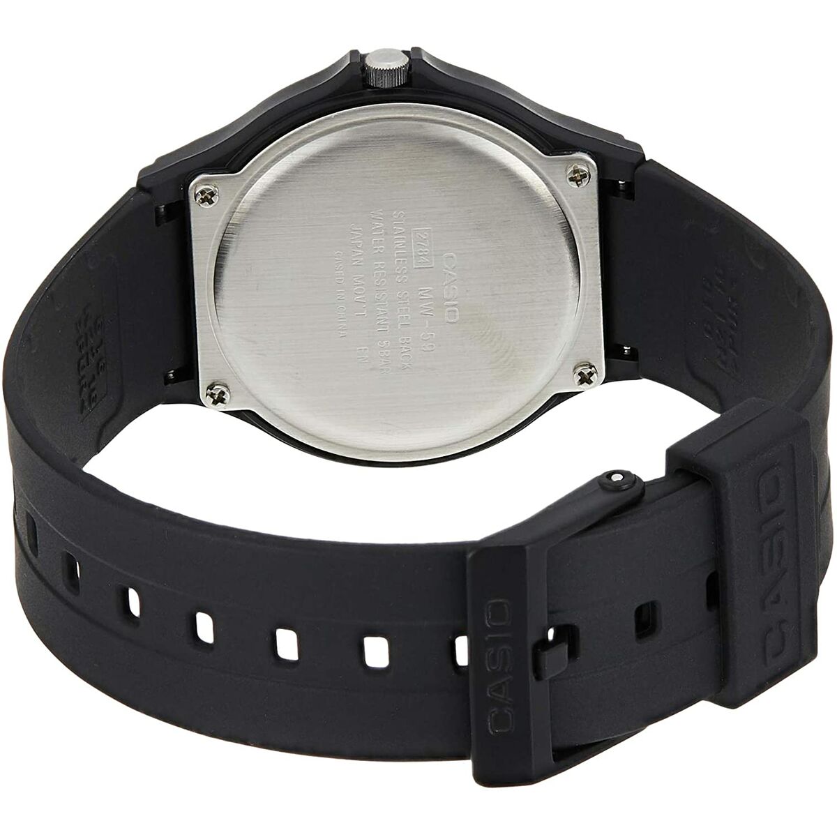 Unisexklocka Casio MW-59-1B Svart (Ø 36 mm) - 8