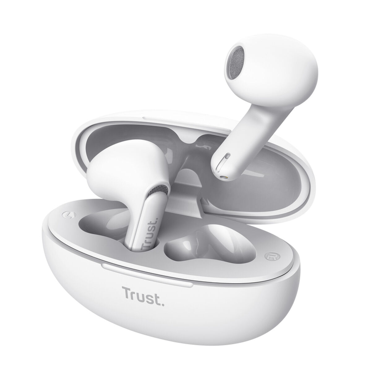 Ear Bluetooth hörlurar Trust Yavi Vit - 4
