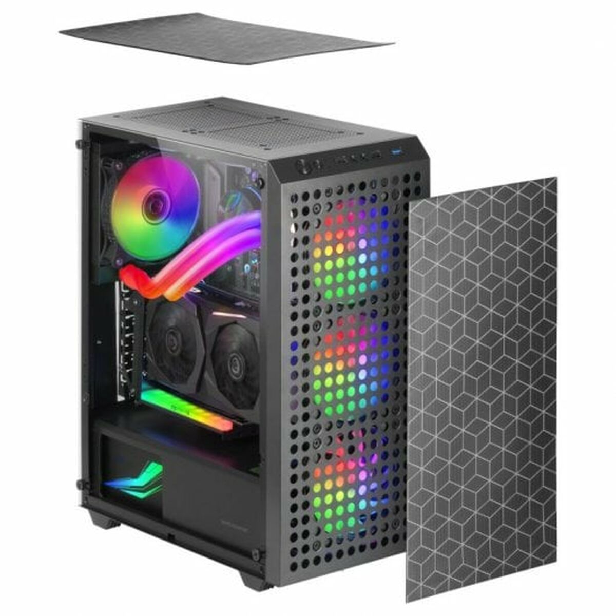 ATX Semitorn Mars Gaming MCMAG Svart - 6