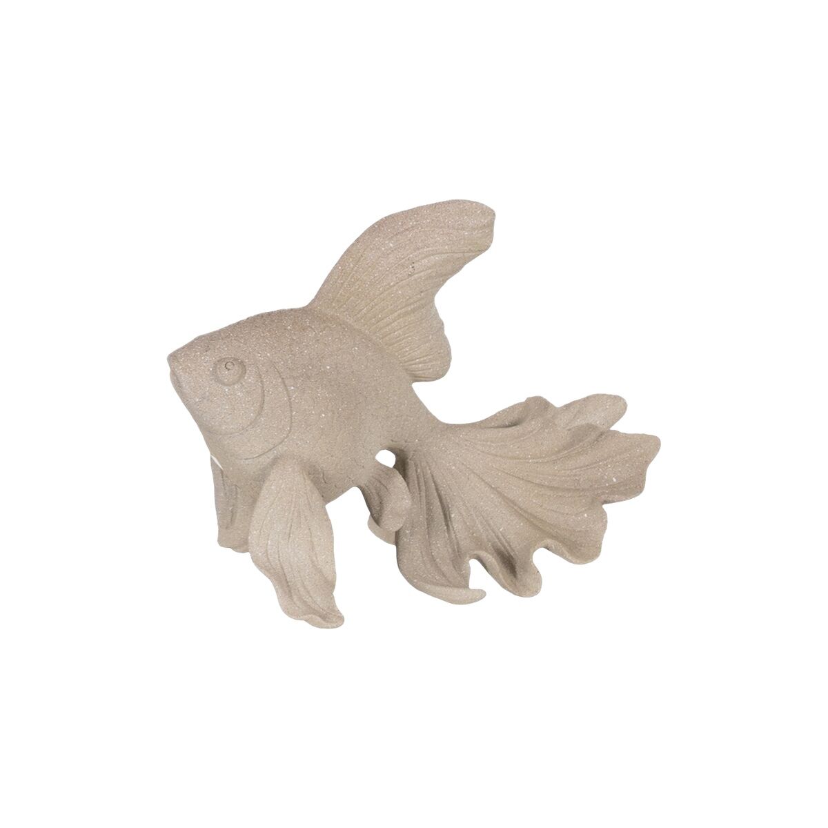 Prydnadsfigur Beige Fisk 23 x 14,5 x 18 cm - 2