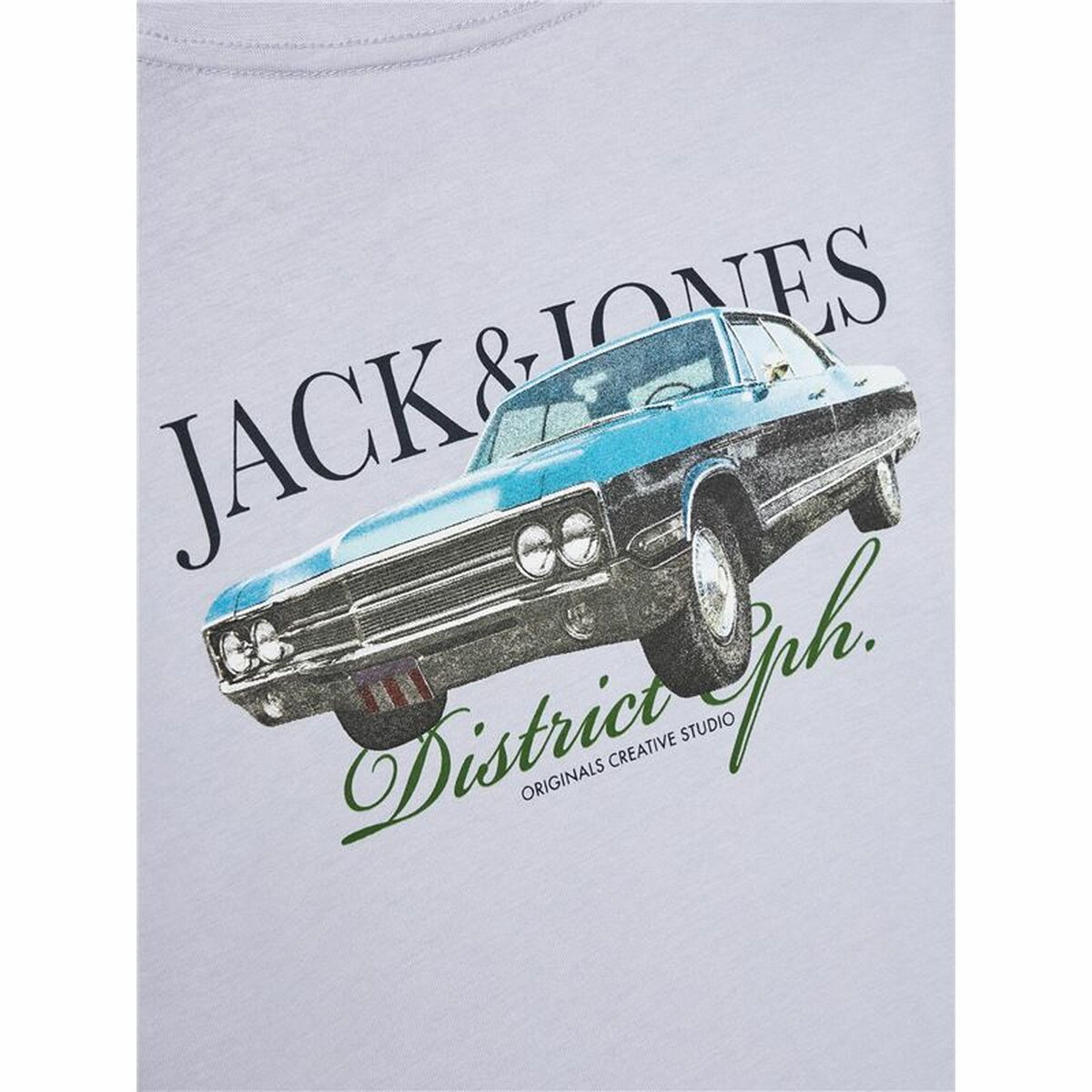 Barn T-shirt med kortärm Jack & Jones Jorboston Photo w Neck Indigo - 3